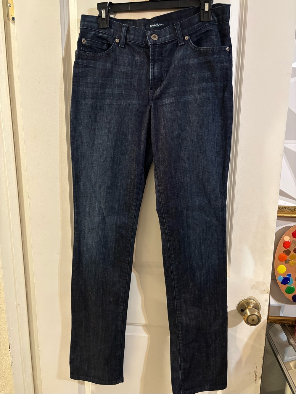 David Kahn Dark Indigo Straight Leg Jeans